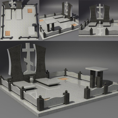 Крамграніт. Ескізи та 3D-моделі